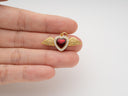 Wings Heart Pendant, MicroPave CZ Heart Necklace, Heart-Shaped Charm, DIY Jewelry Making Supplies, CPG2018