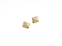 18k Gold All seeing Eye Bead Spacer, Evil Eye, Eye of Providence, Third Eye Bead or Spacer, SPG052