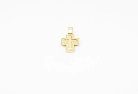 Matte Gold Egyptian Cross