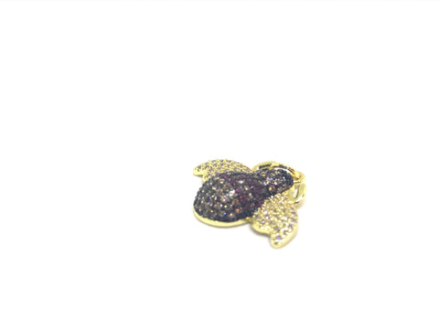 Colorful cz beetle pendant,CP185