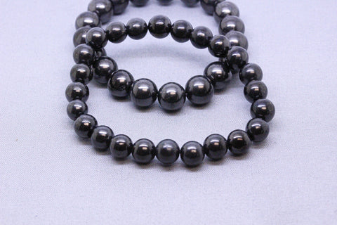 Natural Shungite4mm,6mm,8mm,10mm Stretchy Bracelet, Wearable EMF Prrotection, Root Chakra, Meditation, Protection, Detox,  WHOLESALE