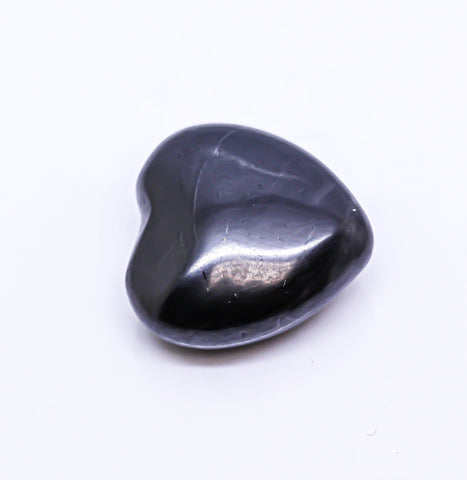 Large or Small Natural Shungite Hearts, Pocket Stone, Root Chakra, EMF protection, Meditation, Protection, Detox, Purification