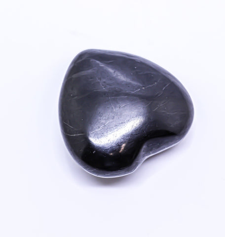 Large or Small Natural Shungite Hearts, Pocket Stone, Root Chakra, EMF protection, Meditation, Protection, Detox, Purification