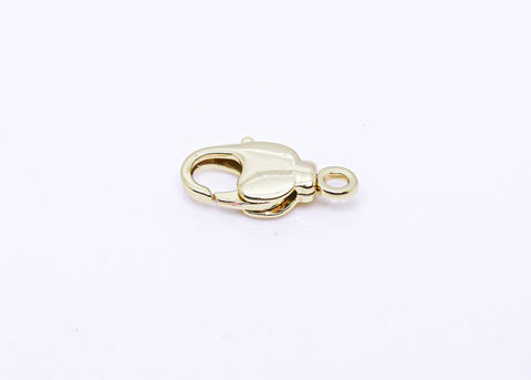 -20pcs Medium Gold Or Silver Swivel Lobster Clasp,15x6mm,Medium size gold Lobster Clasp,Turn 360 degrees,20pcs or more,CLG062,CLS062