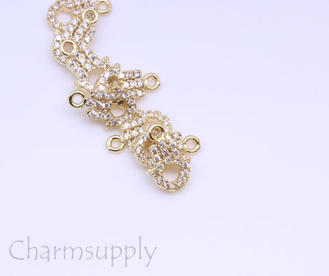 Gold or Silver tiny little hamsa cz charm, 8x7mm, fatima's hand pendant, Hamsa Jewelry, 1 pc or 10 pcs, WHOLESALE,CPG413-CPS413