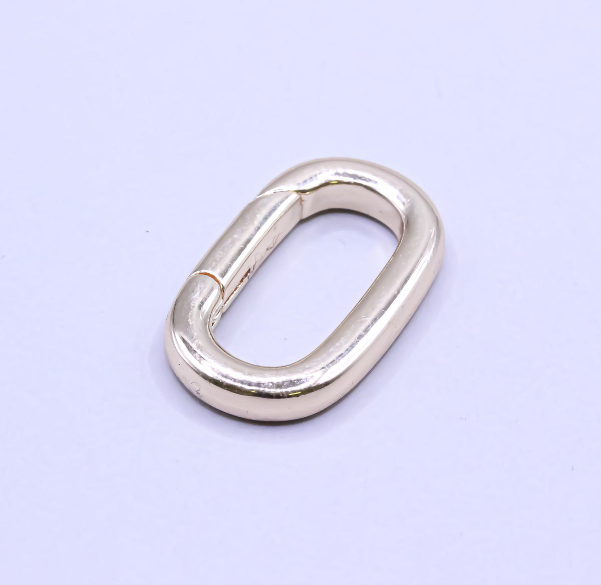 Carabiner Clasp Spring Gate Oval Clasp,Push Back Clasp, Multi Purpose Enhancer Clasp,PBC-75