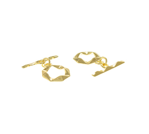 Toggle Clasp,Abstract Design Toggle Clasp,Gold Toggle Clasp,DIY Clasps,CLG034