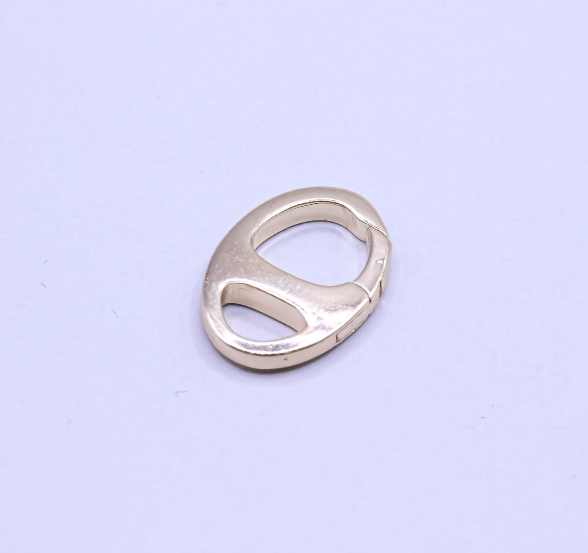 -14K Spring Gate Ring Clasp,High polished,Multi Purpose Use, Good For Bracelet Or Necklace, PBC-76