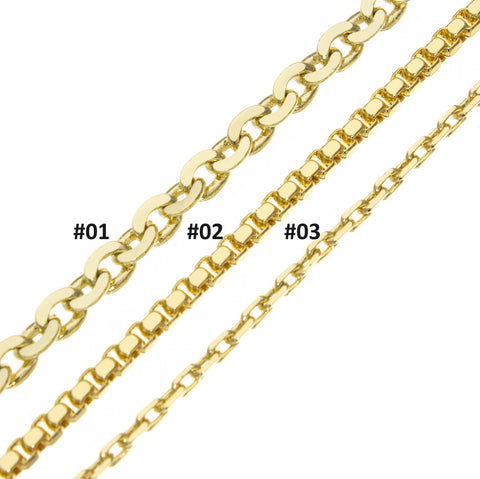 -14k Gold Box Chain, Gold Cable Belcher Chain,Oval Cable Chain, ,CHG017,CHG018,CHG019