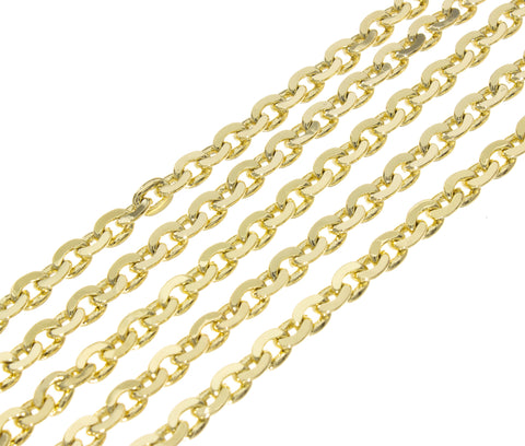 -14k Gold Box Chain, Gold Cable Belcher Chain,Oval Cable Chain, ,CHG017,CHG018,CHG019