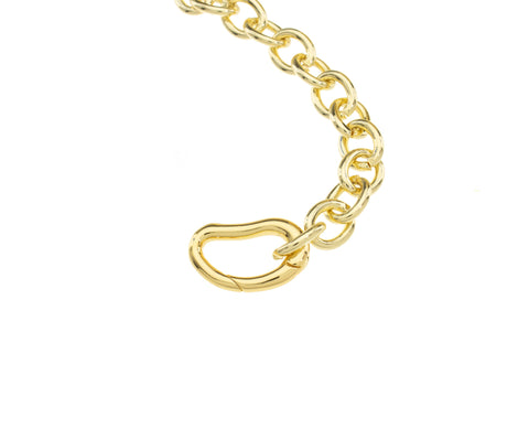 Large Rolo Chain Gold, Rolo Chain For Necklace And Bracelet,Rolo Chain For Purse Strap,CHG021