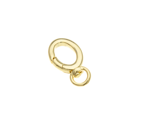 Swivel Spring Gate Enhancer Clasp,Gold Swivel Clasp,Oval Swivel Clasp,Oval Spring Gate Clasp,CLG025