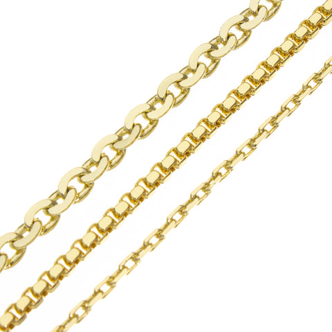 -14k Gold Box Chain, Gold Cable Belcher Chain,Oval Cable Chain, ,CHG017,CHG018,CHG019