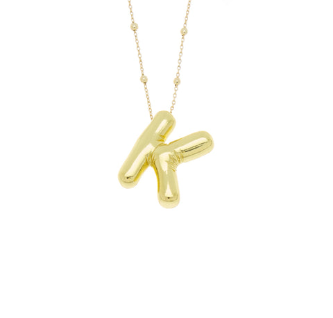 Balloon Gold Or Silver Alphabet Charms, bubble letters,Birthday Party Favors,Birthday Balloon Charm,Bubble Bead Charm,CPG416-CPS416