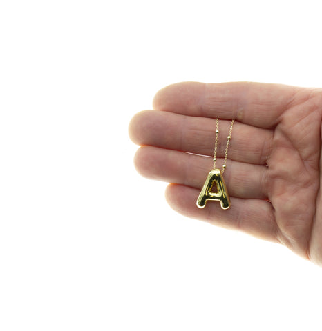 Balloon Gold Or Silver Alphabet Charms, bubble letters,Birthday Party Favors,Birthday Balloon Charm,Bubble Bead Charm,CPG416-CPS416