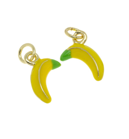 Dainty Banana Charm, Tropical Fruit Charm,Small Charm Gift For Banana Lovers, 1 pc,5pcs or 10 pcs, WHOLESALE,CPG1070 charmsupply    5 out of 5 stars