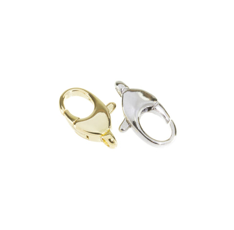 Gold Or Silver Lobster Claw Clasp,Shiny Gold And Silver Lobster Clasp,Lobster Trigger Clasp,Clasp For Bracelet And Necklace,CLG223-CLS223