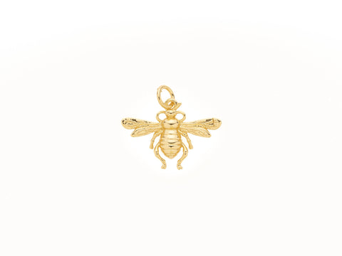 Gold Queen Bee Charm, Queen bee Pendant, Growth and Discipline, Queen bee Charms, Bee Pendant, Dainty minimalist jewelry, CPG586