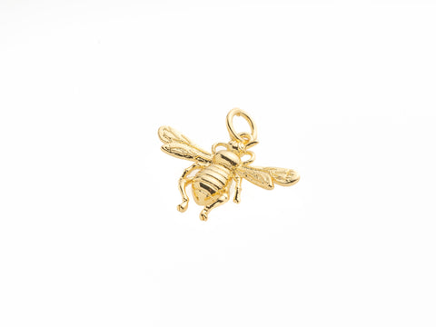 Gold Queen Bee Charm, Queen bee Pendant, Growth and Discipline, Queen bee Charms, Bee Pendant, Dainty minimalist jewelry, CPG586