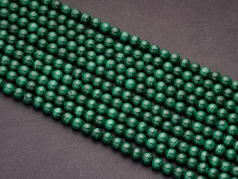 Natural 6mm, 8mm Natural Malachite Round Beads, 6,8mm gemstone beads, full strands, stone of hope and healing, 6R09, 8R12