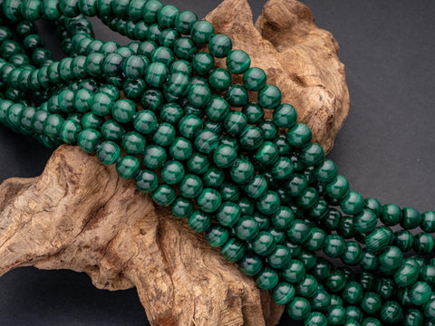 Natural 6mm, 8mm Natural Malachite Round Beads, 6,8mm gemstone beads, full strands, stone of hope and healing, 6R09, 8R12