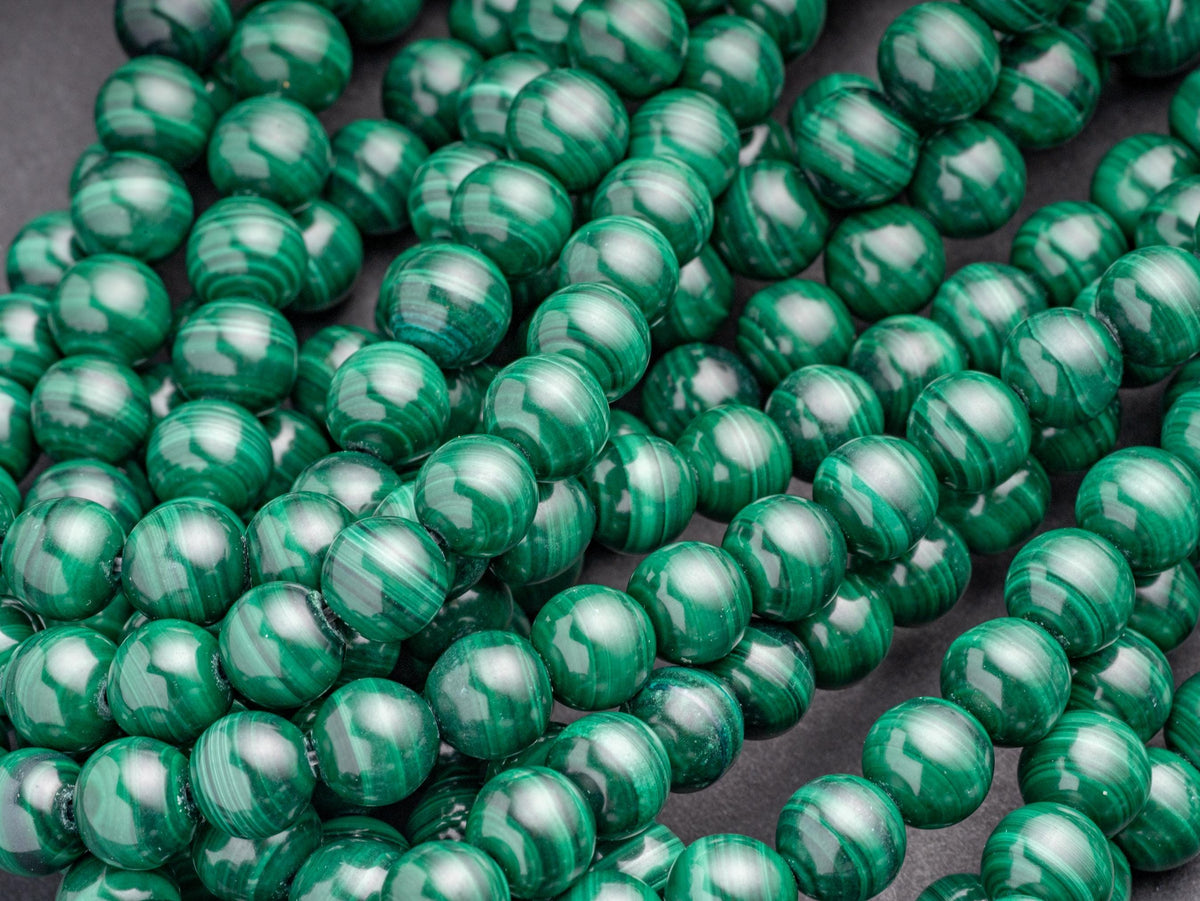 Natural 6mm, 8mm Natural Malachite Round Beads, 6,8mm gemstone beads, full strands, stone of hope and healing, 6R09, 8R12