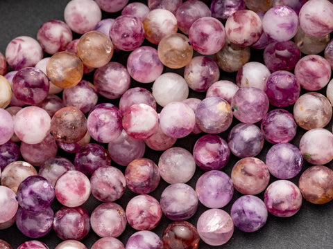 Rare Natural Purple mica Beads, Gorgeous Natural Purple Color, AAA Quality Full Strand, 6mm, 8mm, 10mm round, 6R010, 8R013, 10R08