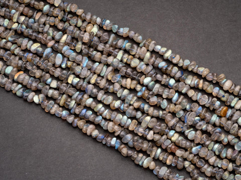 Flashy Natural Labradorite Tumble Pebble Nugget, 6-7mm, Iridescent labradorite nuggets, Pebble Nugget Beads, Full Strand, CH001