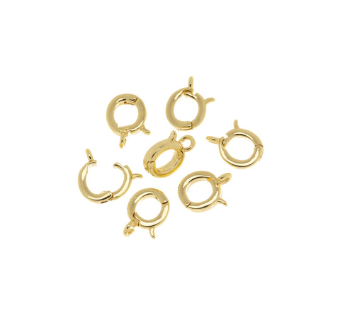 Gold  Removable Clicker Enhancer Ring Clasp,Chain Shortener Ring,Removable  Enhancer Clasp,Removable Charm Ring Bail ,CLG306