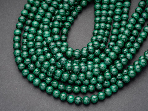 Natural 6mm, 8mm Natural Malachite Round Beads, 6,8mm gemstone beads, full strands, stone of hope and healing, 6R09, 8R12