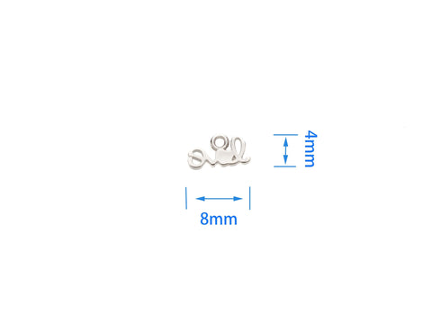 Handwritten love charm, Dainty gold jewelry, Wording charm, Inspiration Charm, CPG1069
