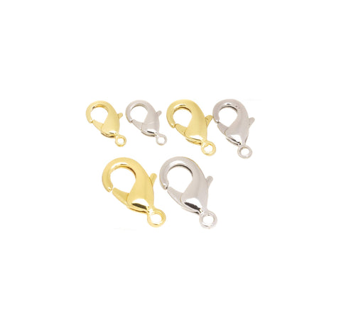 -5pcs,And Silver Lobster Clasp,Lobster Clasp For Bracelet And Necklace Making,Shiny Smooth Lobster Clasp,CLG-CLS901-902-903