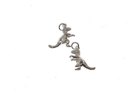 -18k Gold Dinosaur T-Rex Charm,Dino T-Rex Charm For Necklace Or Bracelet, T-Rex Charm, Charms for Boys DIY Jewelry Making Supply,CPG1394