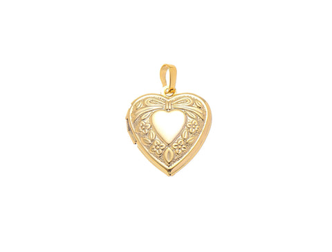 -18k Gold Locket Heart Charm Valentine's Day Gift, A Meaningful Gift For Someone Special, Heart Charm For a Friend, Heart Charm Gift, CPG2132