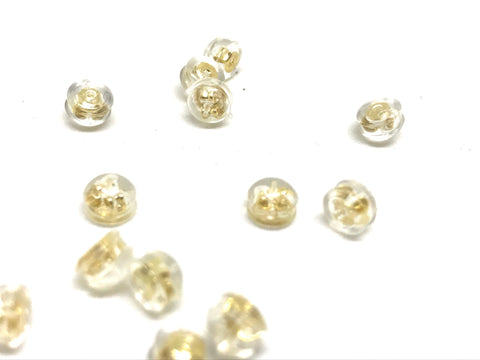 10 pairs Gold earnuts with cushion, ERG337