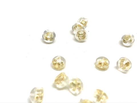 10 pairs Gold earnuts with cushion, ERG337