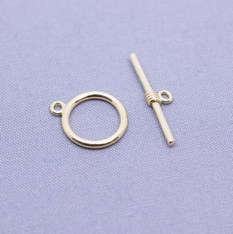 Set of 5 Gold or Silver Plated Toggle Clasps, WHOLESALE, CL042