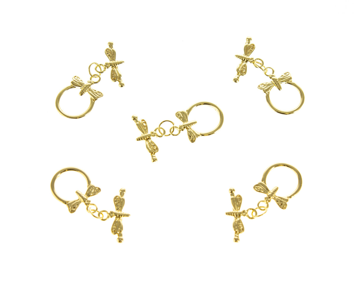 Dragonfly Clasp,Gold Toggle Clasp,Bracelet And Necklace Clasp,PBC-21