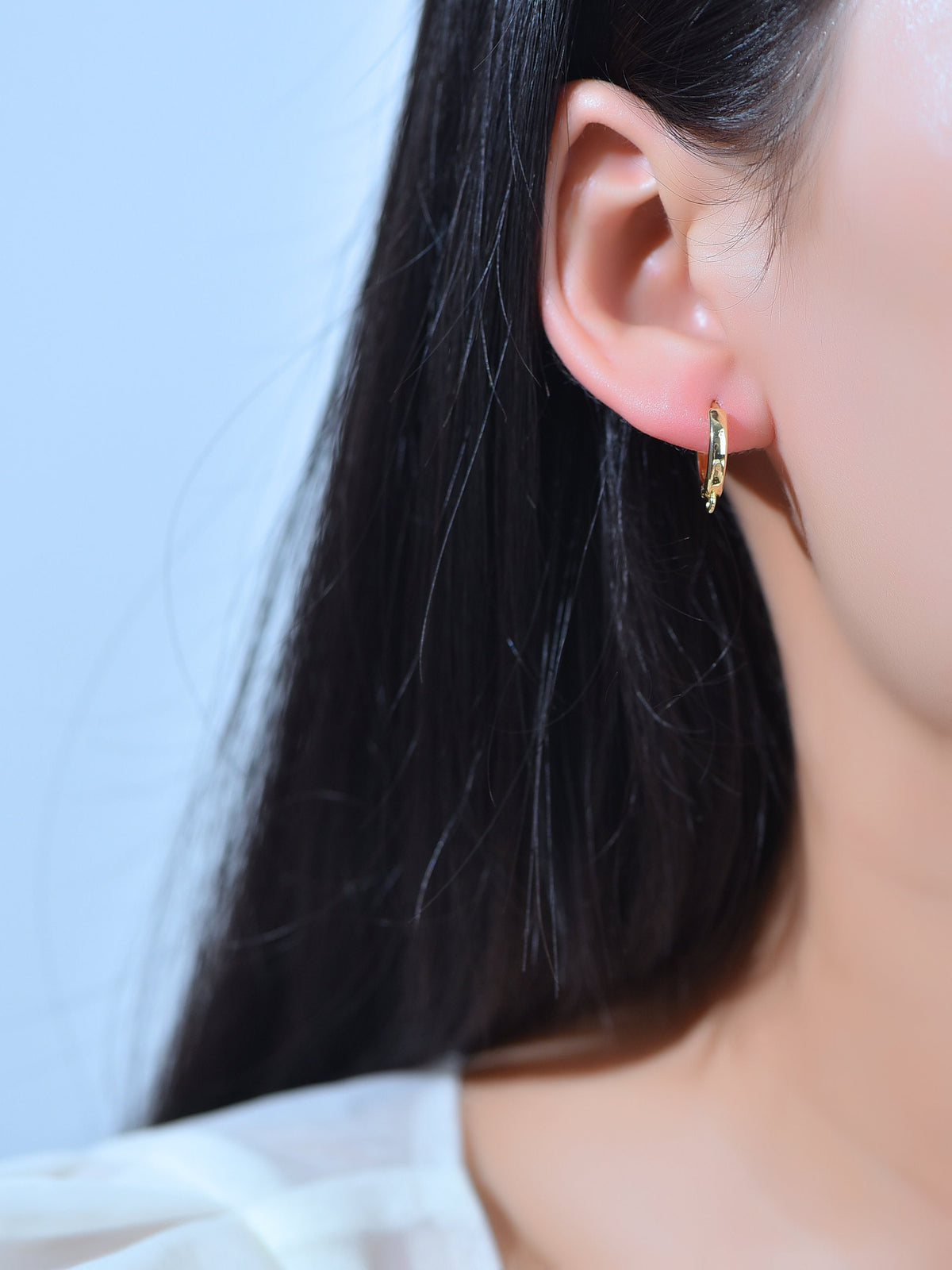Hoop Earring For DIY Jewelry,Huggie Latch Back Earring, EAC-116