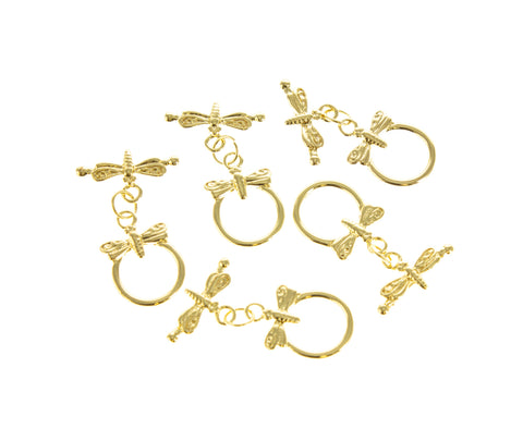 Dragonfly Clasp,Gold Toggle Clasp,Bracelet And Necklace Clasp,PBC-21