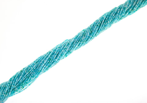 Amazonite beads 2mm, Natural Rondelle Beads For Jewelry Makings, 2mm Amazonite Gemstone Beads,Y-200