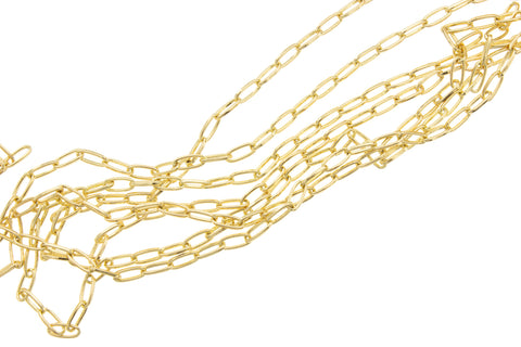 Gold Paper Clip Chain,Dainty Chain For Minimalist Jewelry,Rolo Chain For Handmade Jewelry Making, CHG006,CHG007,CHG008,CHG009